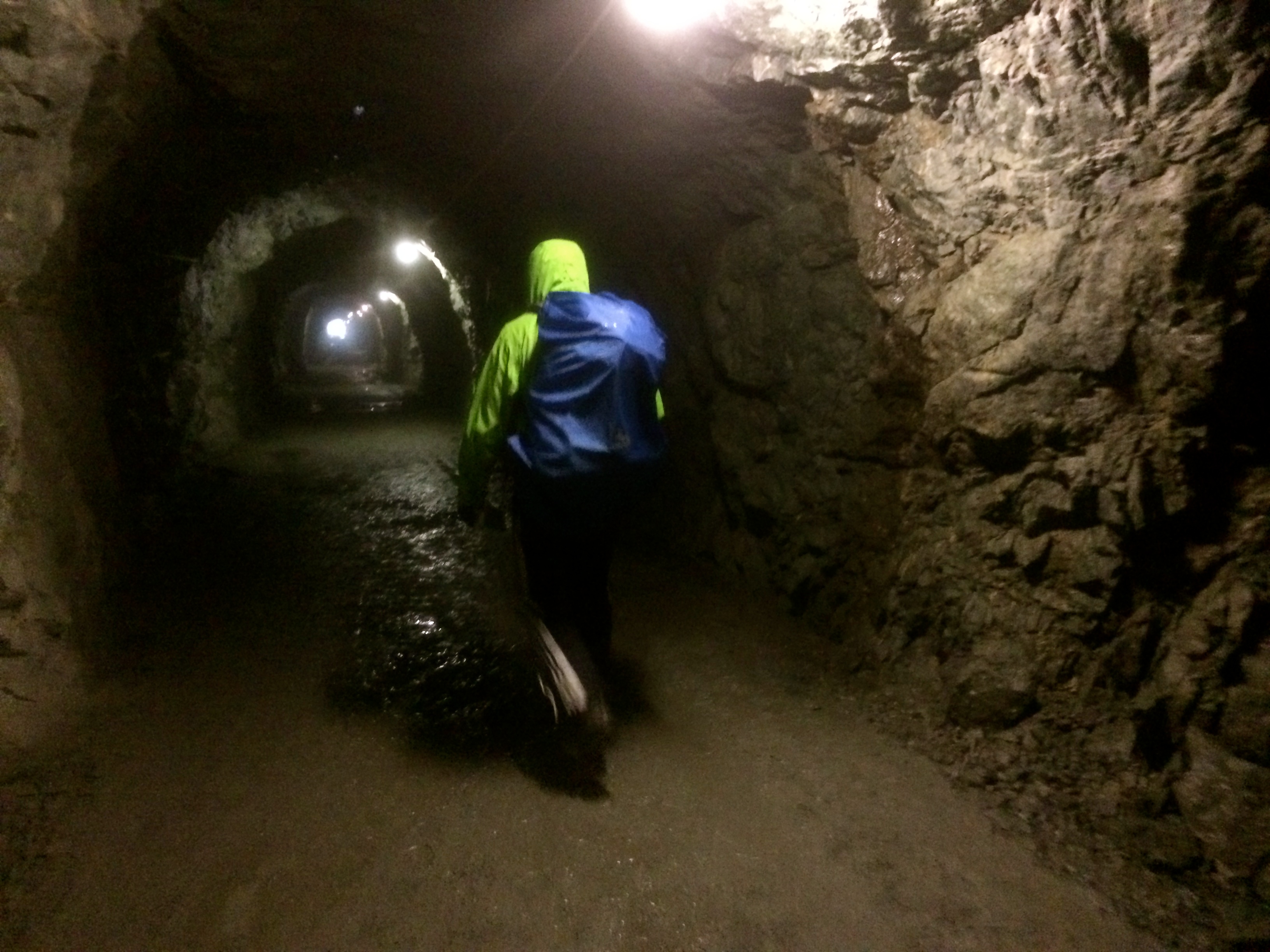 If you hit the tunnels you've gone too far, unless you want to see the damn.