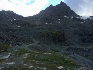 The Prafleuri basin below the cabane.