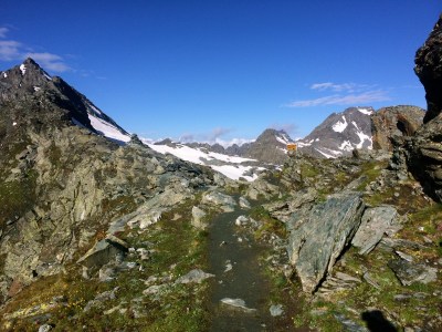 West towards Col Louvie