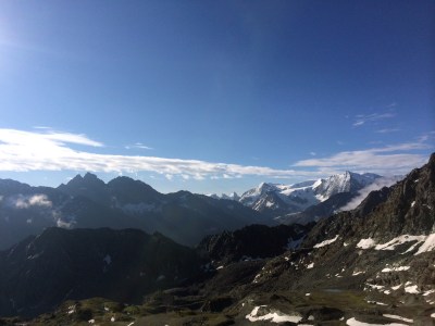 From Col Prafleuri - Mont Blava, La Cassorte, La Ruinette