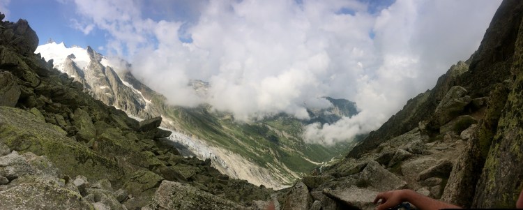 Fenetre d'Arpette looking west