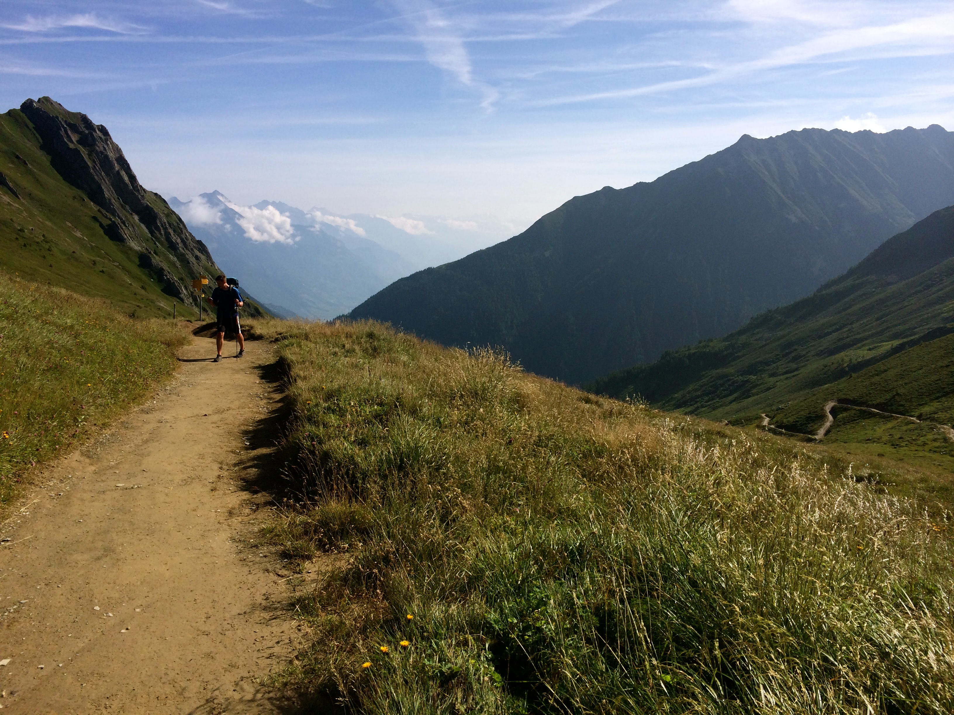 Last look at the Swiss Alps